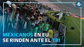 Paisanos muestran su amor por la Selección Mexicana en Los Ángeles