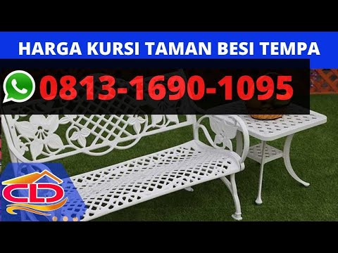 Video: Bangku taman besi tempa