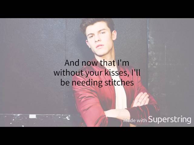 Shawn Mendes - Stitches (lyrics)