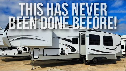 NEVER DONE BEFORE in an RV! You must see what they did in this Cougar 357UMR Fifth Wheel!