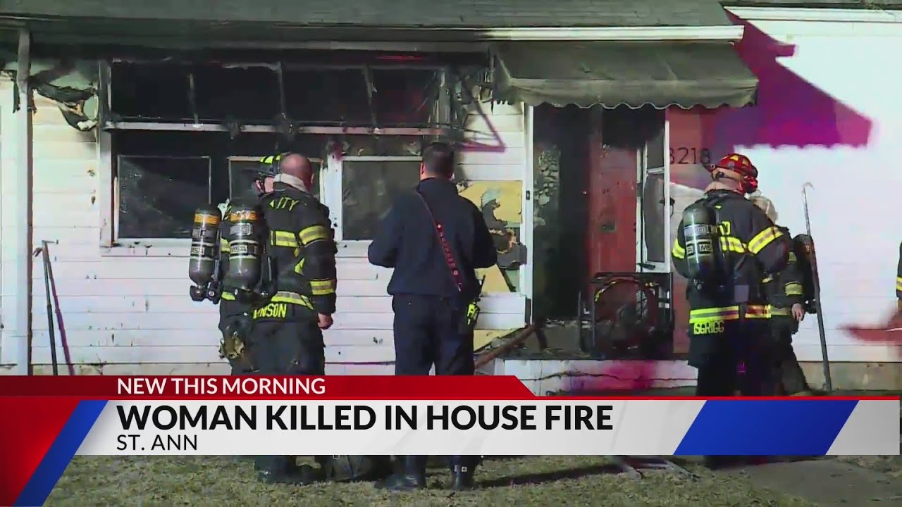 Elderly woman killed in overnight house fire - YouTube
