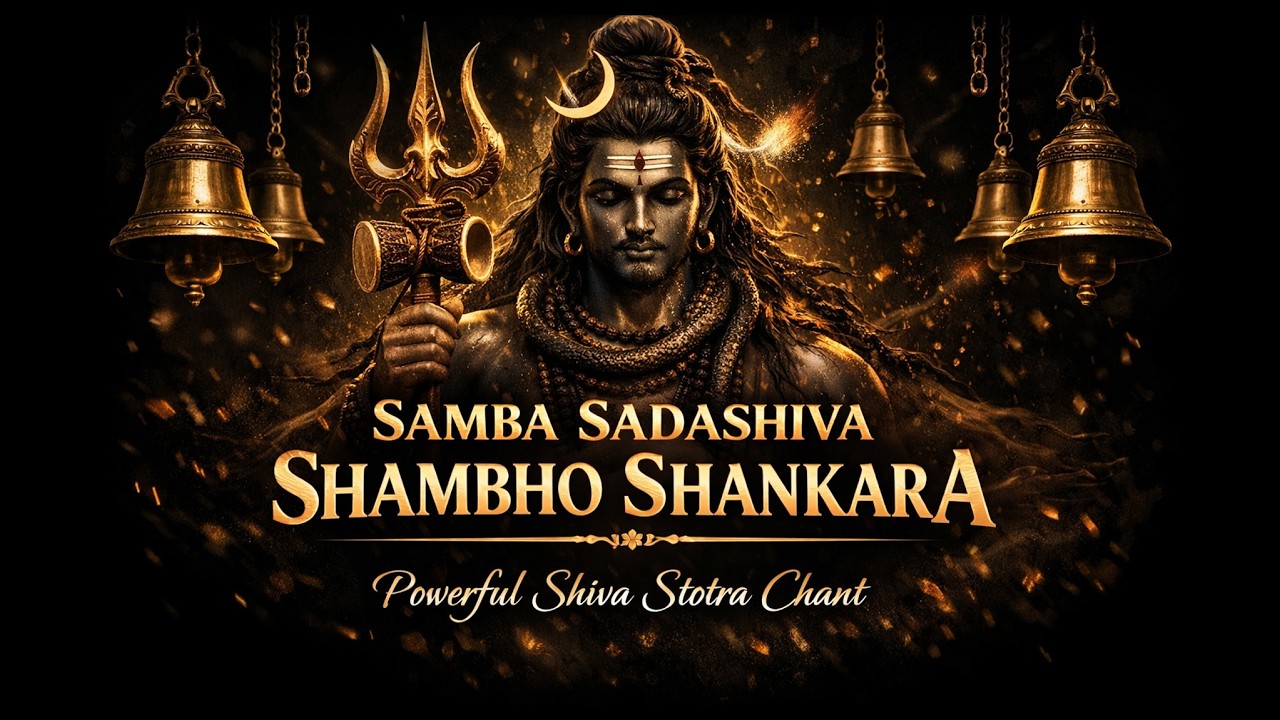 Samba Sadashiva Shambho Shankara 🔱 | Powerful Shiva Stotra Chanting | Divine Meditation