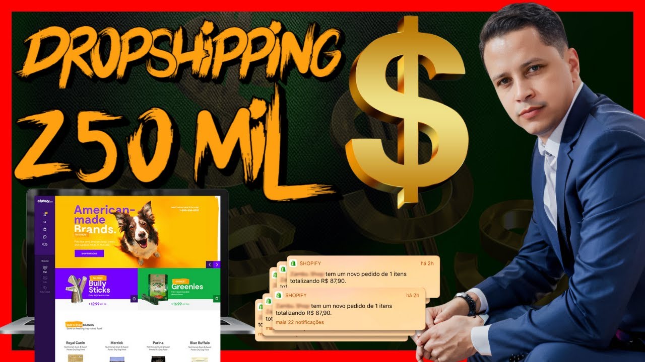 O QUE ESTA POR TRAZ DE UMA LOJA DE DROPSHIPPING DE SUCESSO - YouTube