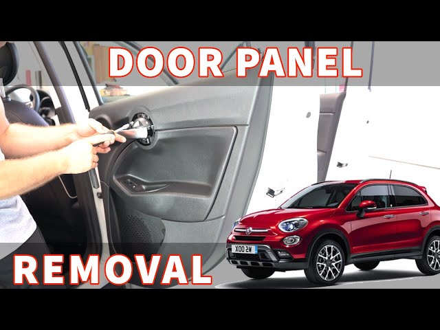 Fiat 500 Türverkleidung und Türgriff ausbauen [door panel and door handle  removal] - Tutorial 