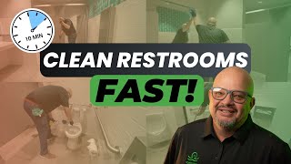 How Fast Can You Clean A Restroom? Important Steps! by OctoClean 1,016 views 8 days ago 9 minutes, 5 seconds