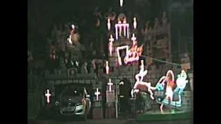 Royal Marsden Xmas Lights- Short Display With Magical Castle Light Display