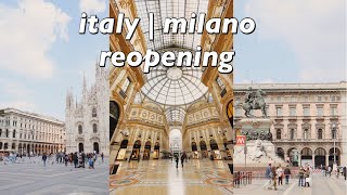 Cinematic Vlog: Milano Reopening after another lockdown | Life in Italy Milan  🇮🇹