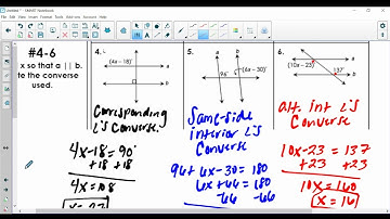 3 9 Proving Lines Parallel