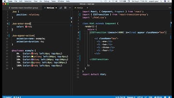 react csstransition group animation in 3 min