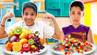 Henrique aprende sobre alimentos saudáveis e outras histórias | Healthy foods - Universo Kids