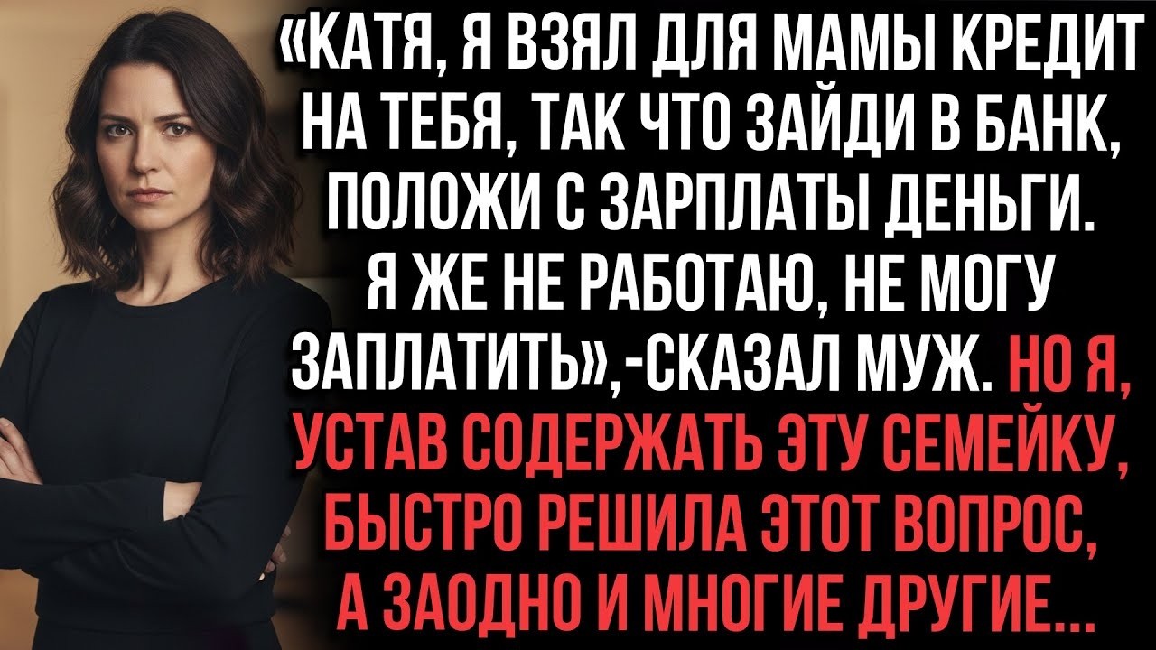 «Муж оформил кредит на моё имя ради своей матери… Но он не ожидал, что я сыграю по своим правилам!»