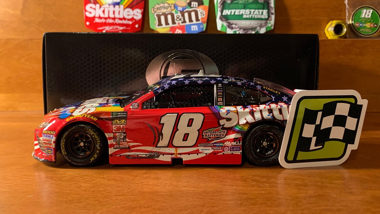 Nascar Diecast ReviewKyle Busch 2018 Chicagoland Raced win 124 YouTube