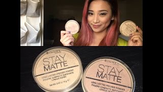 Rimmel London Stay Matte Pressed powder Review