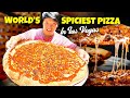 Trying &quot;World&#39;s HOTTEST Pizza&quot; &amp; MOUNTAIN Size 15 POUND Burrito WRAPPED in Bacon in Las Vegas
