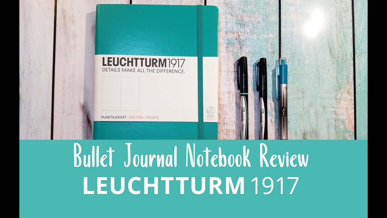 Pilot Bullet Journal Pen and Leuchturm1917 Notebook Starter Set in Emerald  - Medium Point