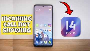 Incoming call not showing problem MIUI 14 || Solution of incoming call issues