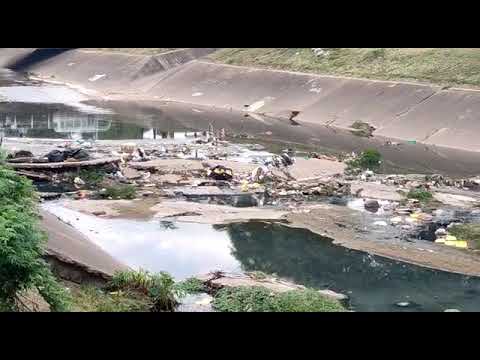 Contaminación en el canal Isuto en el departamento de Santa Cruz