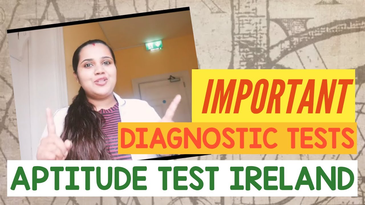 Diagnostic Tests For Aptitude Test In Ireland english Version YouTube