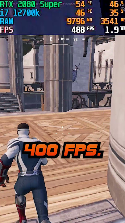 Fortnite on a 2080 Super and i7 12700k!