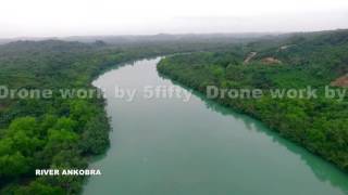 DJI PHANTOM 3 PRO VIDEO ON RIVER ANKROBRA IN GHANA
