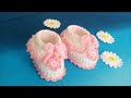 How to crochet easy baby booties for beginners / step by step