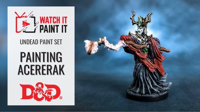 Assembling Acererak - The Army Painter - D&D Nolzur's Marvelous Pigments  Undead Paint Set 