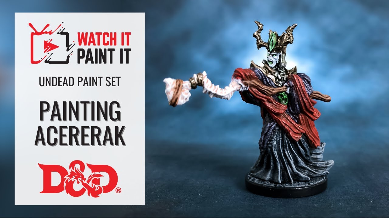 How to Paint Acererak - The Army Painter - D&D Nolzur's Marvelous Pigments  Undead Paint Set 