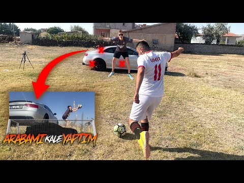 ÜMİDİ YENİ ARABAMA ŞUT ÇEKTİ ! AUDİ'Mİ KALE YAPTIM ! Futbol Challenge