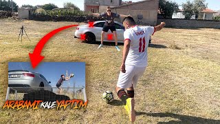 ÜMİDİ YENİ ARABAMA ŞUT ÇEKTİ ! AUDİ'Mİ KALE YAPTIM ! Futbol Challenge