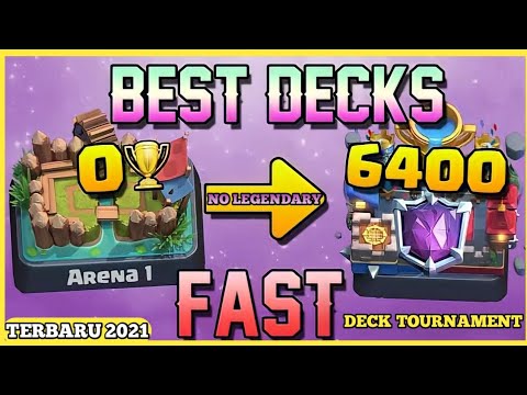 NO LEGENDARY DECK | DECK TERBAIK & TERKUAT CLASH ROYALE DI SEMUA ARENA - CLASH ROYALE INDONESIA 2021