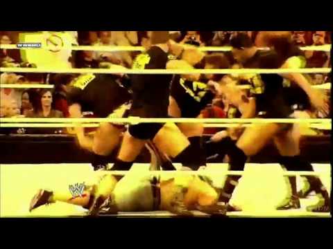 WWE TLC 2010 - John Cena vs. Wade Barrett (Chairs Match) in HD - Part 1