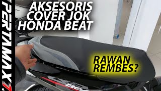 Aksesoris Cover Jok Honda BeAT Deluxe Bikin Keren Rawan Rembes Air? 🤔 #honda #beatdeluxe #seatcover