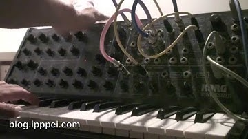 Korg MS-20 bubbling loop #korgms20