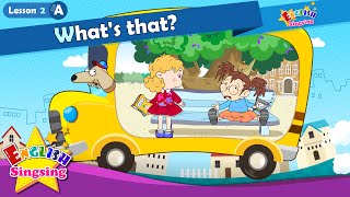 Lesson 2_(A)What's that? - What - Cartoon Story - English Education - Easy conversation for kids