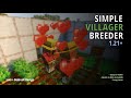 Auto Villager Breeder Tutorial 1 21+ EASY