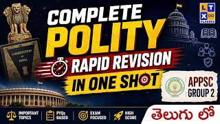 Complete Polity Rapid Revision in One Shot for APPSC Group 2 | APPSC | LTX Classes |