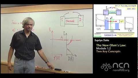 nanoHUB-U Fundamentals of Nanoelectronics I: M1.2 The New Ohm