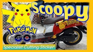 Pemasangan Stiker Scoopy | POKEMON | by.sumberstiker