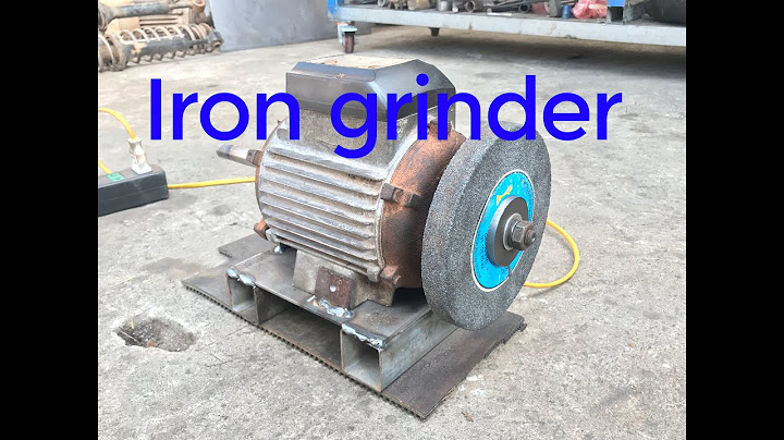 DIY iron grinder from water pump motor | Tech DIY