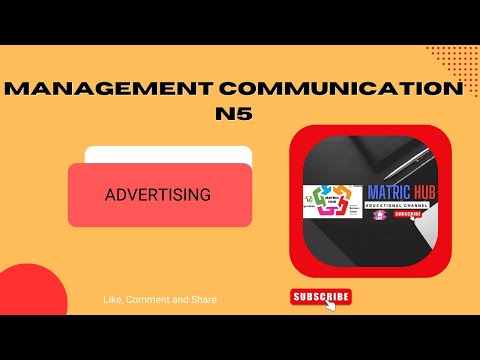 Management Communication :N5  - Advertising.