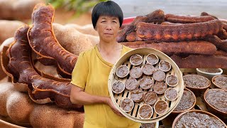 The rural aunt makes Yunnan characteristic tamarind cake, which is refreshing and appetizing!