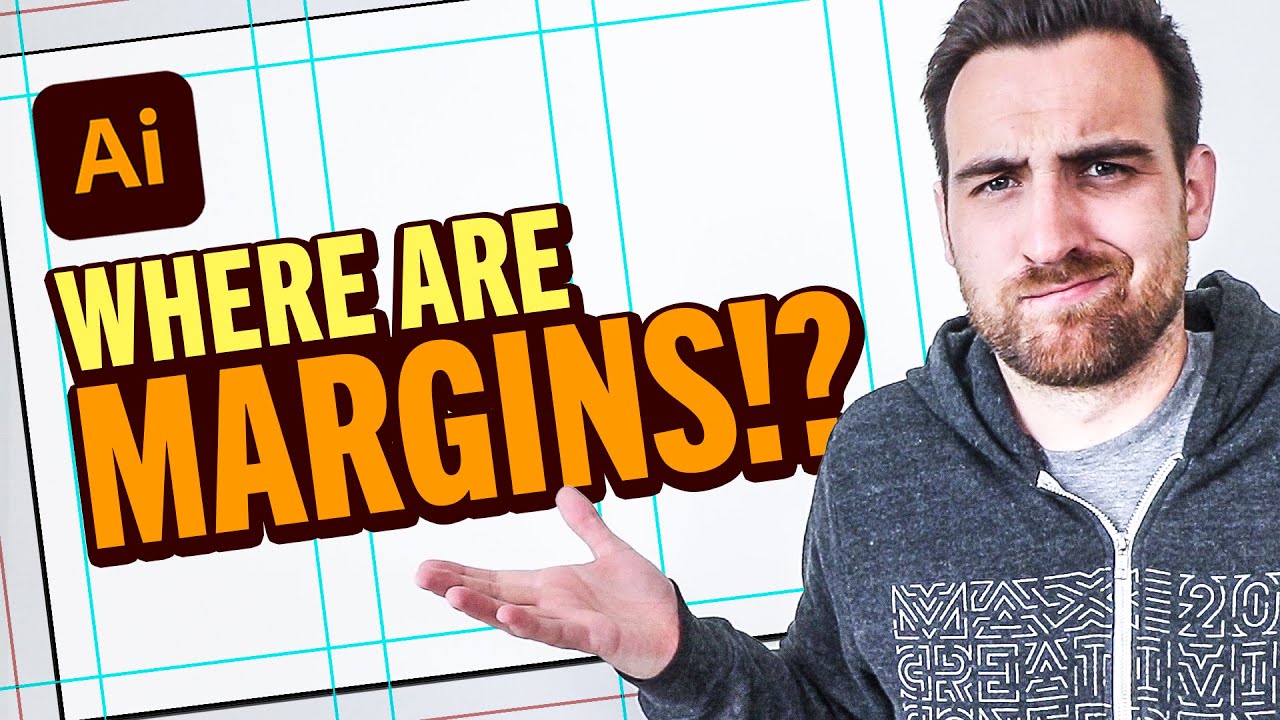 How to CREATE MARGINS \u0026 COLUMNS in Illustrator (Tutorial)