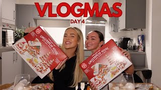 VLOGMAS DAY 4 | DECORATING GINGERBREAD HOUSES | MARY BEDFORD