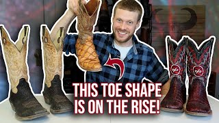 Famous Look out wide square toe cowboy boots! This toe shape is taking over... Net Worth