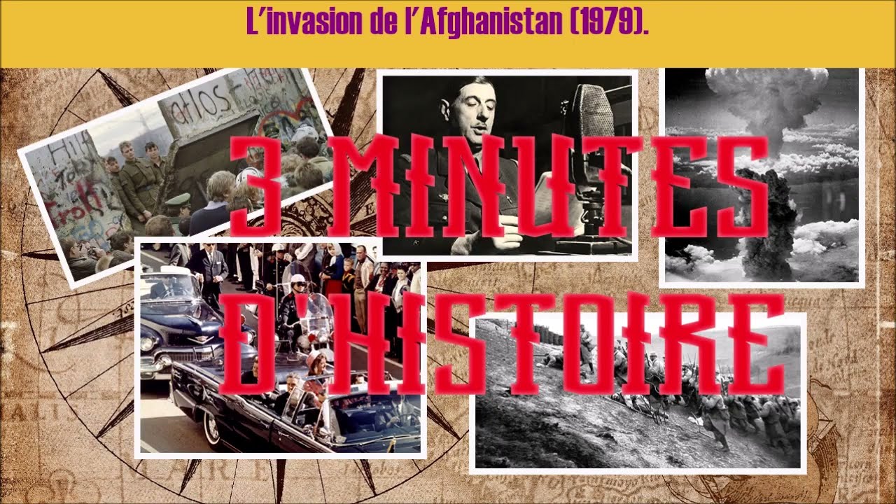 L'invasion de l'Afghanistan par les Soviétiques (1979).