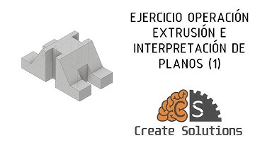 Ejercicio (1) extrusión en Autodesk Inventor