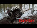 Madness On Snow 🤪 Having A Great Time Hill Climbing On Snow ATV Winter Ride ❄️🚀