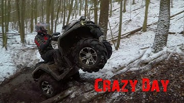 Madness On Snow 🤪 Having A Great Time Hill Climbing On Snow ATV Winter Ride ❄️🚀