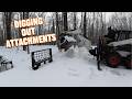Plowing Snow with the Bobcat S205