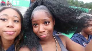 Game Day Vlog W/ NSHS JV Cheerleaders 🧡💙
